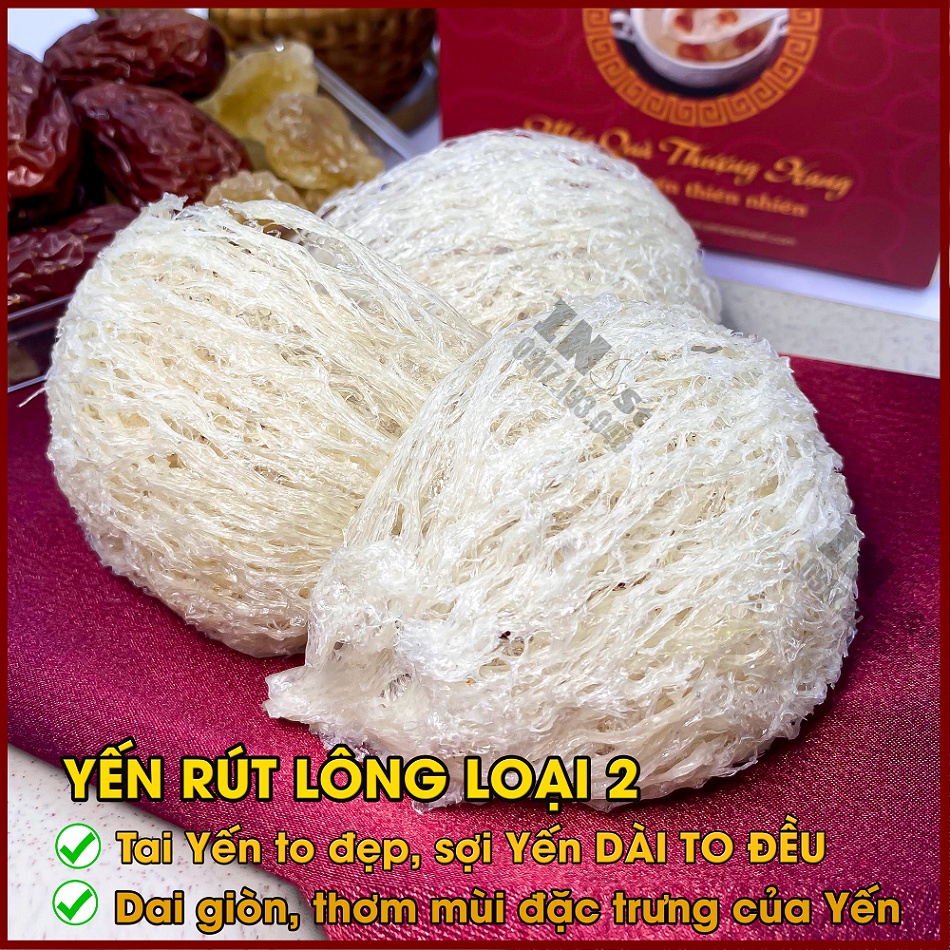 (COMBO) Yến Rút Lông SIÊU SỢI & Chân Yến TINH CHẾ Nguyên Chất _ Yến Sào Rút Lông Khánh Hòa INest