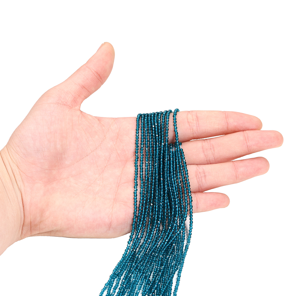 St.kunkka Dây chuỗi hạt đá 2mm*35cm dùng làm đồ trang sức thủ công chuyên dụng