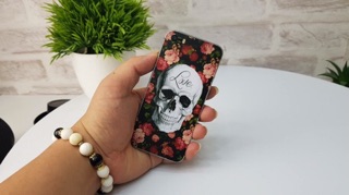 Skin Dán Iphone Đầu Lâu Hoa