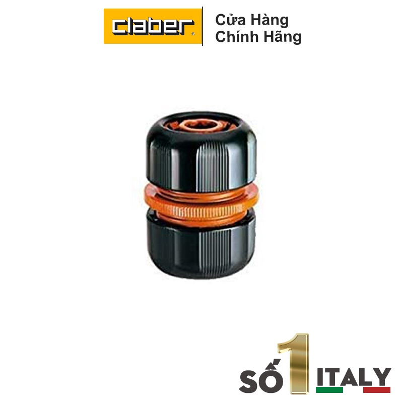Khớp nối ống nước mềm đa năng phi 15-19mm Claber 8620-Italy