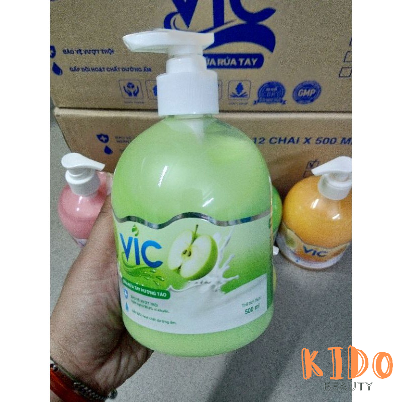 Sữa Rửa Tay VIC Dưỡng Ẩm Gấp Đôi  | Nước rửa tay 500ml