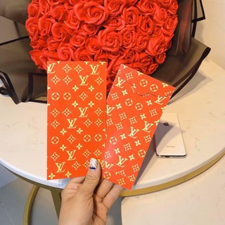 [Phân bịch sẵn] COMBO 100 BAO LÌ XÌ LV ĐỎ CAO CẤP SANG CHẢNH 2021