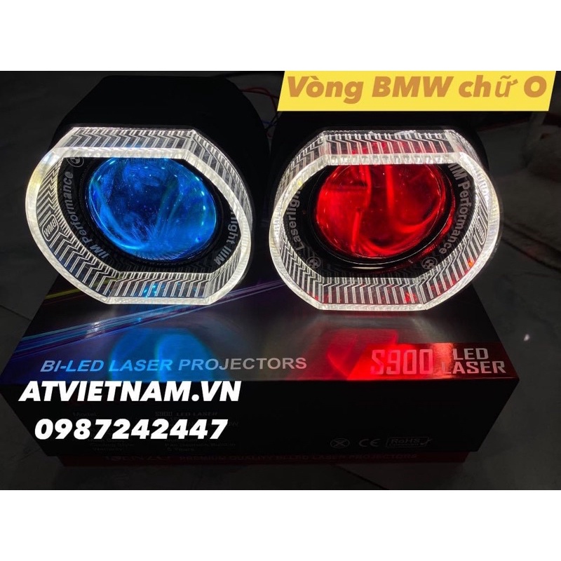 Bộ vòng BMW dùng Lắp Bi Cầu Led cho ô tô