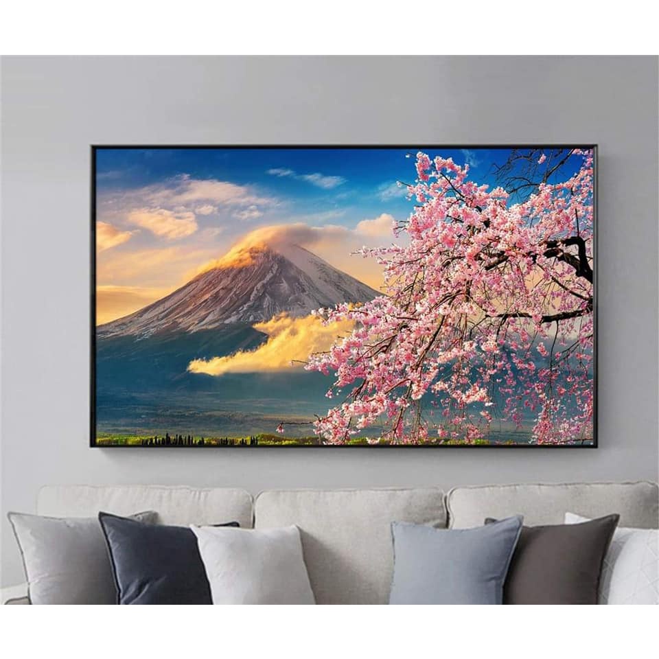 Tranh phong cảnh, tranh tráng gương 5D giá rẻ vô địch, siêu bóng, siêu đẹp.