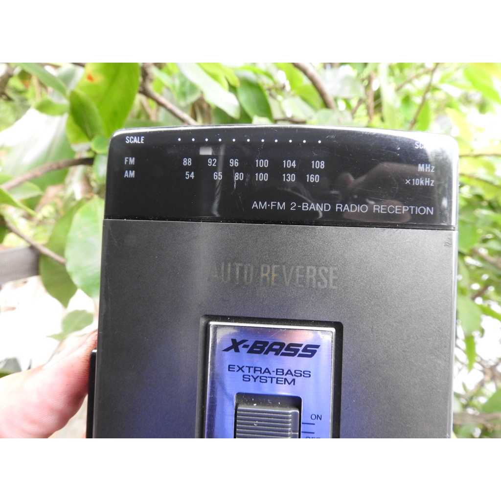 Máy nghe nhạc Cassette SHARP JC-509 phát băng 2 chiều có đài Radio AM FM108 kiểu máy lạ hiếm