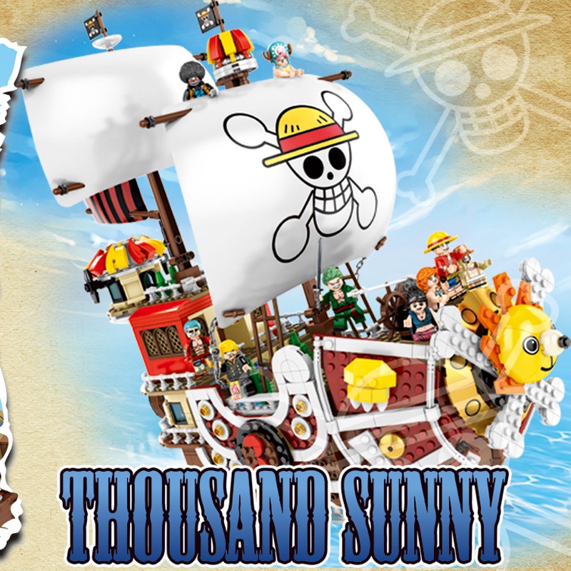 đồ Chơi Lego Lắp Rap Tau Thousand Sunny One Piece Mo Hinh Thuyền đảo Hải Tặc Luffy Zoro Ace Sy 6298 1484 Mảnh Qua Tặng Shopee Việt Nam
