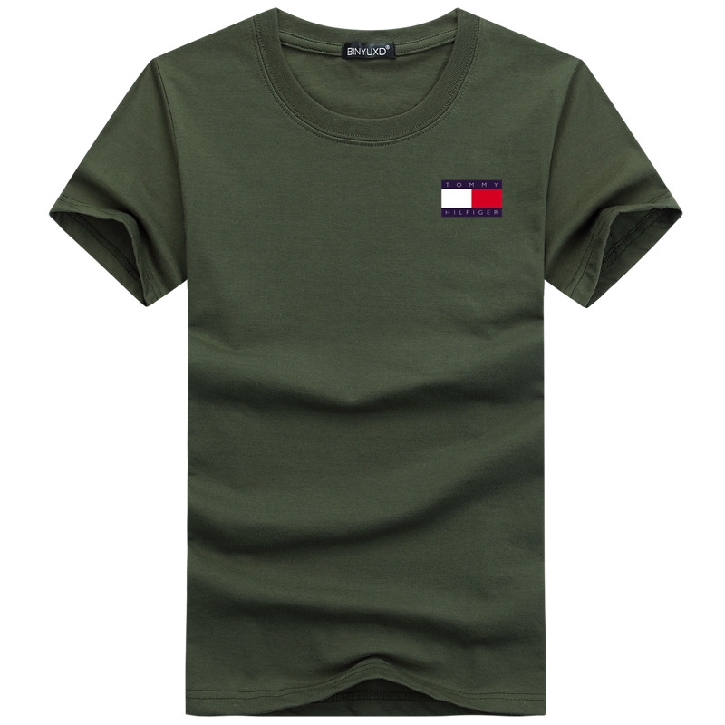 Áo Thun Tay Ngắn Cổ Tròn Dáng Rộng Vải Cotton In Chữ Nhiều Màu Sắc Thời Trang Cho Cặp Đôi S~5XL
