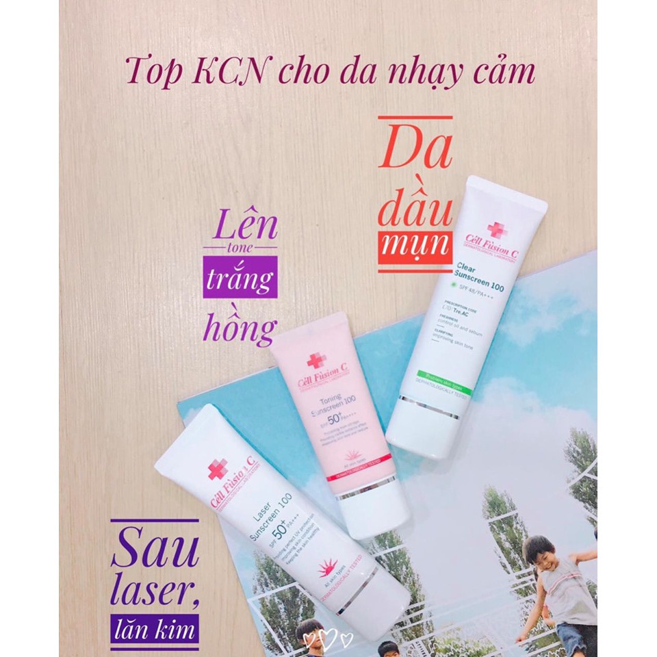 [Mini/Full 10/50ml] Kem chống nắng CELL FUSION C LASER SUNSCREEN SPF 50+ PA+++