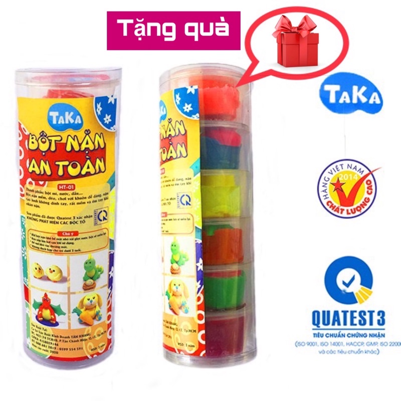 Đất nặn an toàn cho bé Takacol 100% làm từ bột mì HT-04