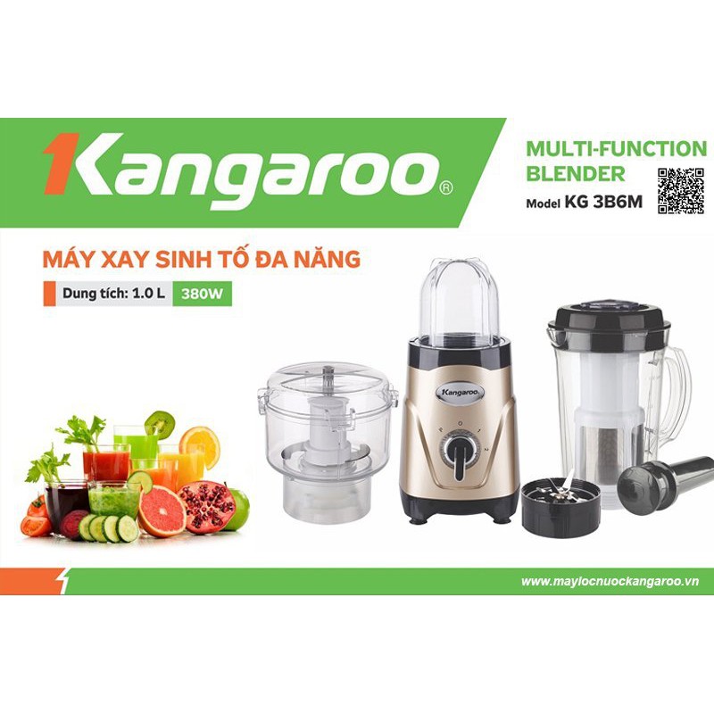 Máy xay sinh tố đa năng Kangaroo KG3B6m