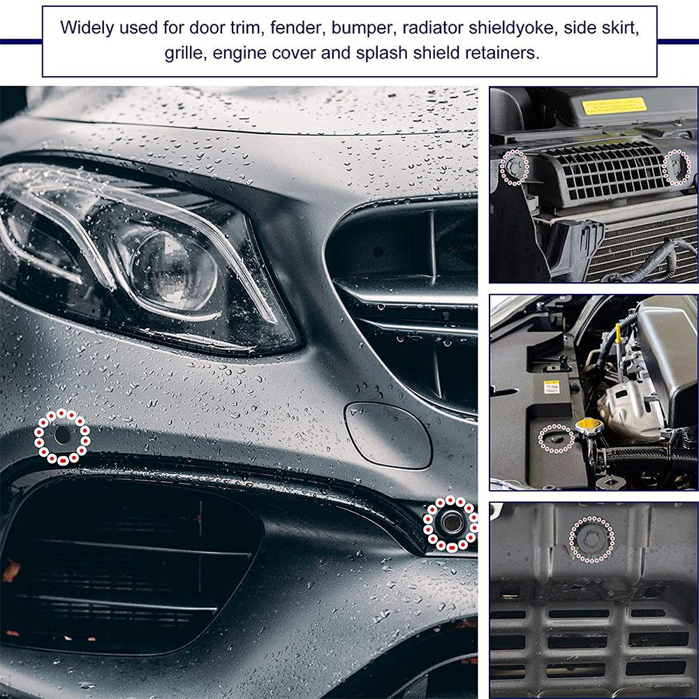 COMBO 20 ỐC NHỰA, CHỐT NHỰA BẤM DÀN ÁO XE MÁY 6LI dành cho các loại xe Winner, Raider, Sonic, Lead, Vision,..
