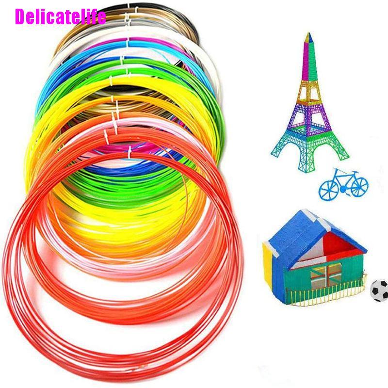 Set 12 màu bút sợi filament 3D chuyên dụng