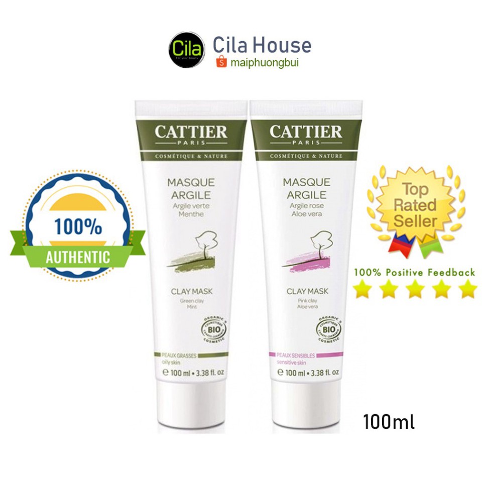 Mặt Nạ Đất Sét Cattier Clay Mask - Cila House