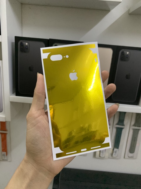 Skin dán iphone vàng bóng siêu đẹp