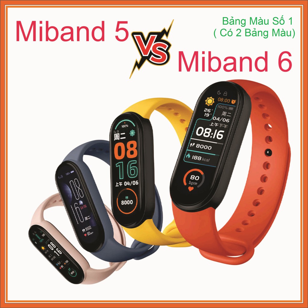 Dây Miband 6, dây Miband 5 Dây Đeo Cao Su Thay Thế Cho Xiaomi Miband 5 Chất Lượng Cao