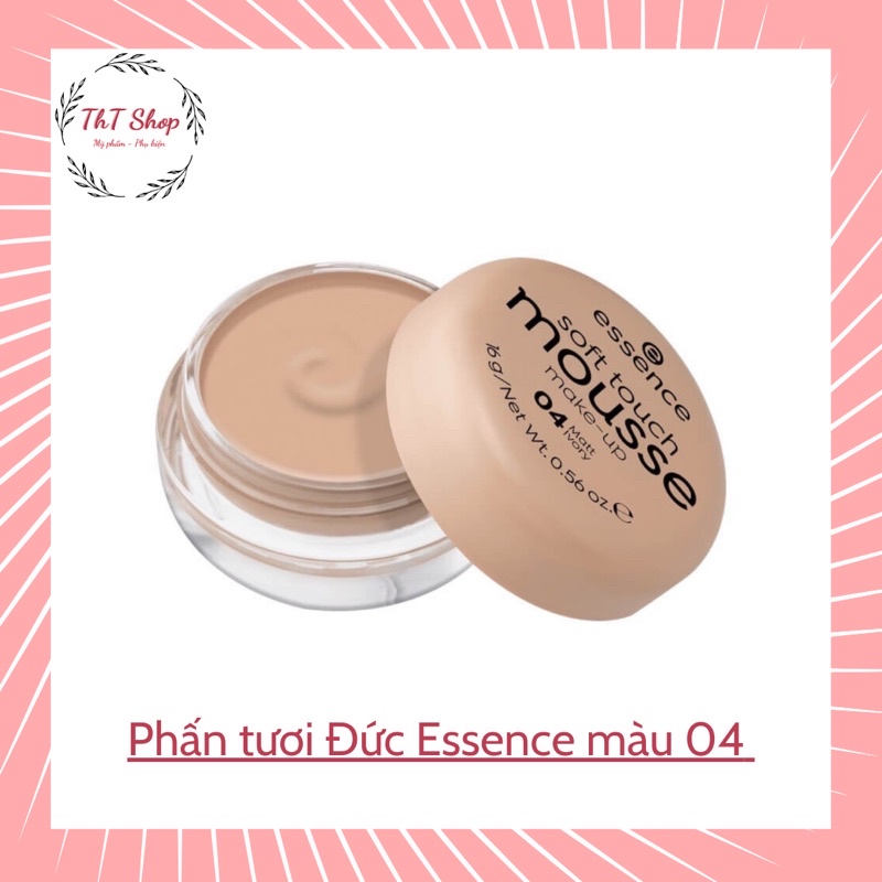 Phấn tươi Đức Essence Soft Touch Mousse màu 04 - 16g