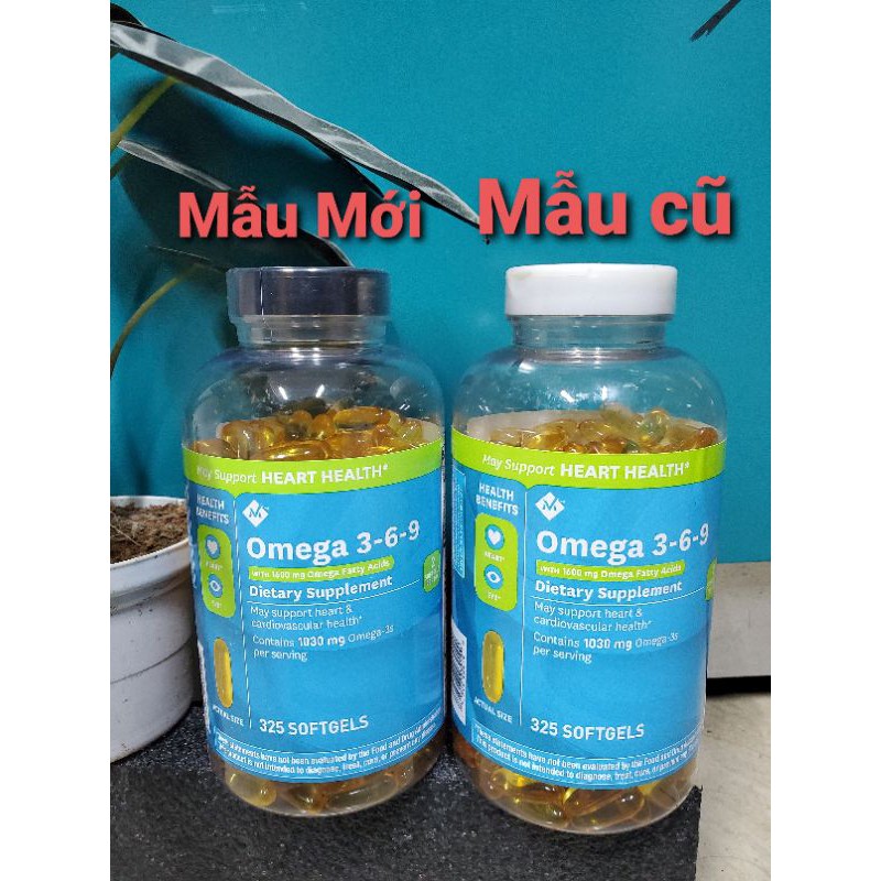 [ Bill Mỹ ] Mẫu Mới    Mẫu mới Viên uống Omega 369 Của Mỹ 325 Viên - omega 3-6-9 Member's Mark