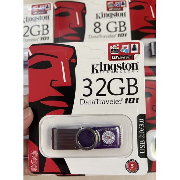 USB KINGSTON DT101 G2 4GB/8GB/16GB/32GB 2.0 BH 12 tháng