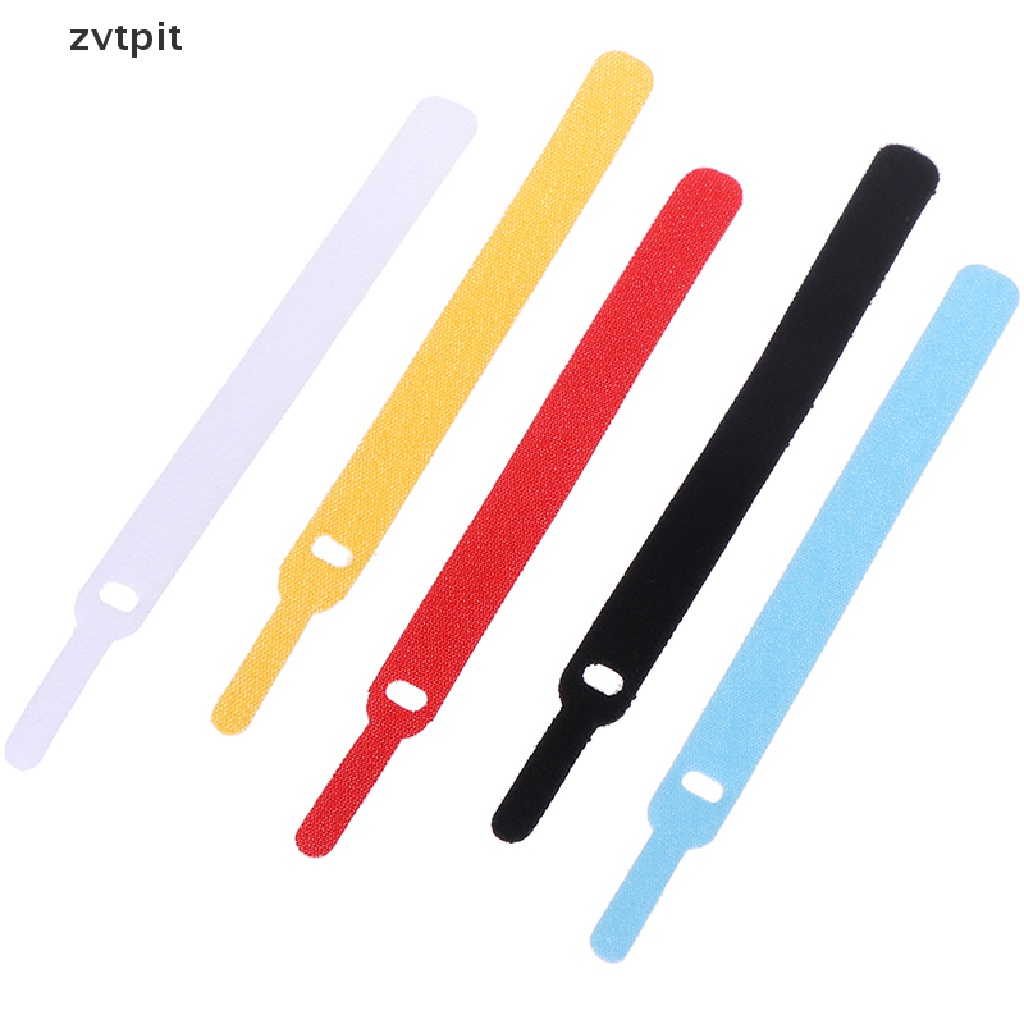 [ZVPT] 20PC Reusable Fastening Cable Winder Earphone Mouse Ties Management Organizer DSF