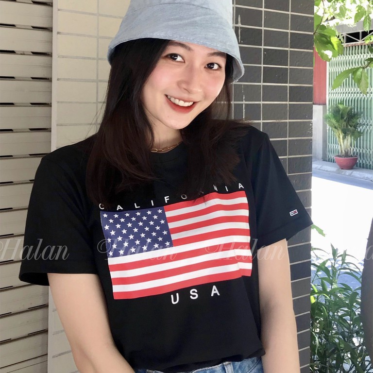 Áo TOMMY JEANS thun xuất phông cotton sang xịn mịn