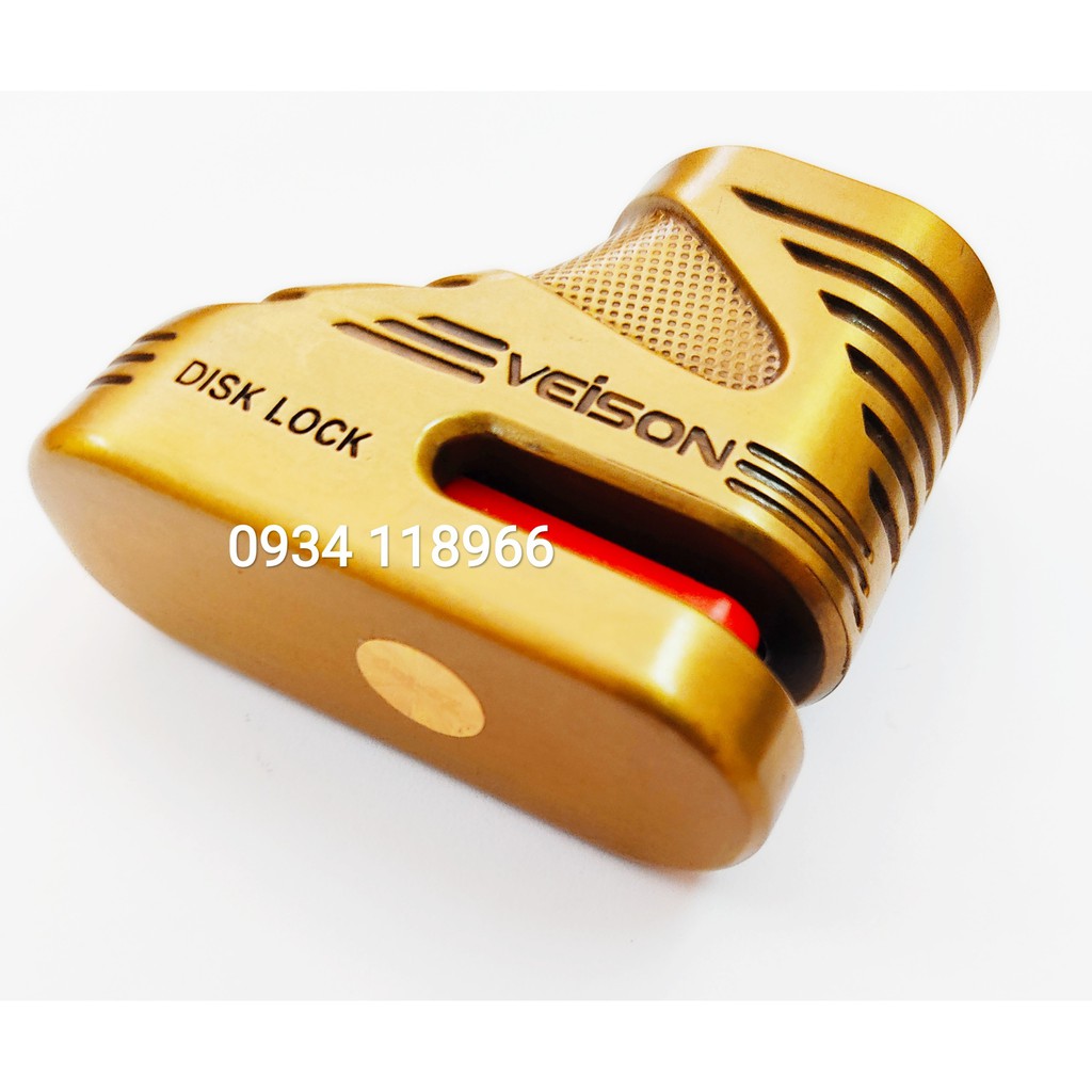 Ổ khóa đĩa xe máy chống trộm zcon DX6  - Veision DX3