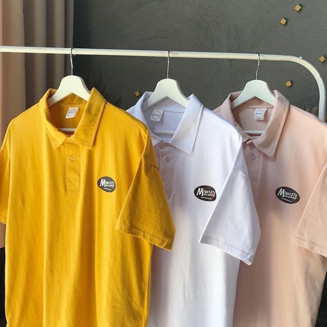 Áo Polo Thun Form Rộng Chất Liệu Mềm Mát Nhẹ Nhàng Phong Cách Trẻ TRung  In Hình LoGo Siêu Khét TTQ0272