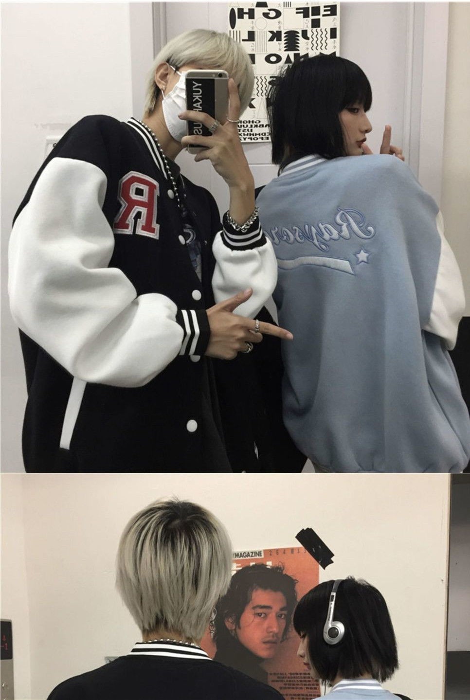 Áo Khoác Bóng Chày Phối Màu Tương Phản Cá Tính Cho Nữ | BigBuy360 - bigbuy360.vn