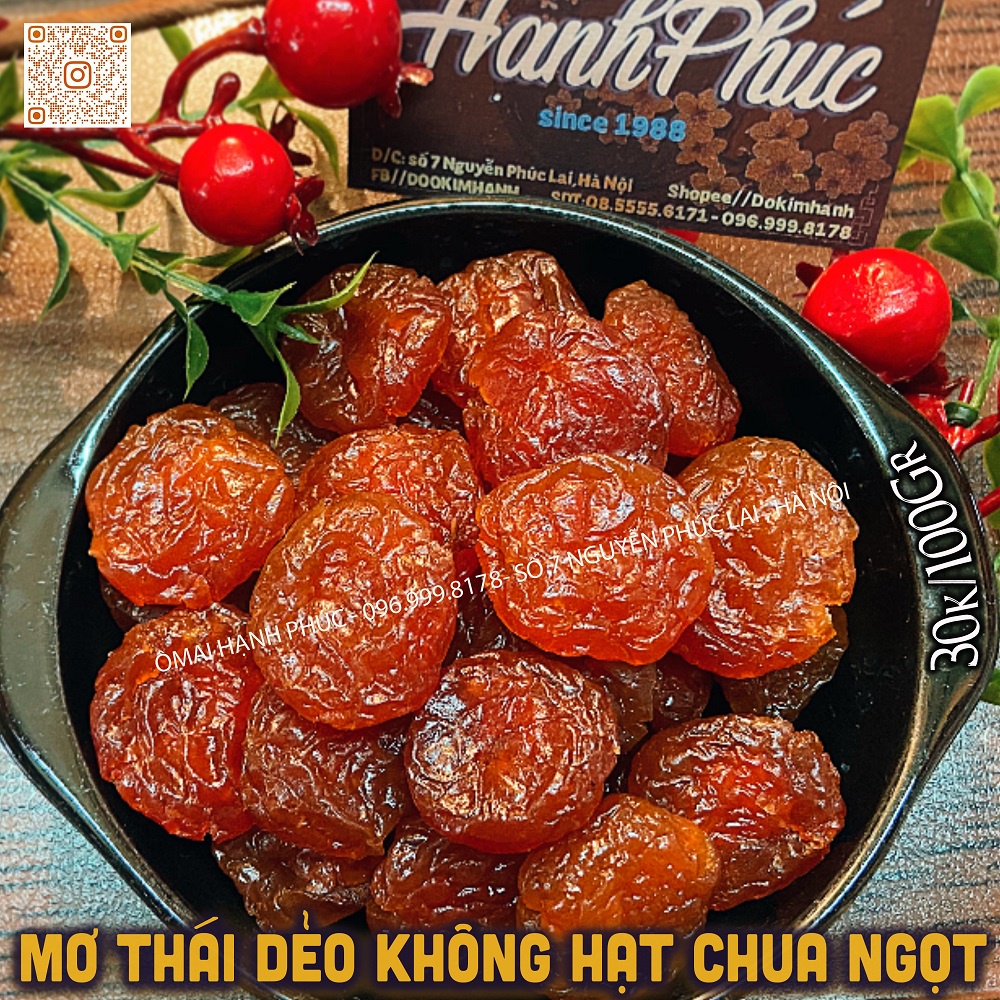 Mơ Thái không hạt chua ngọt 100gr / 300gr / 500gr