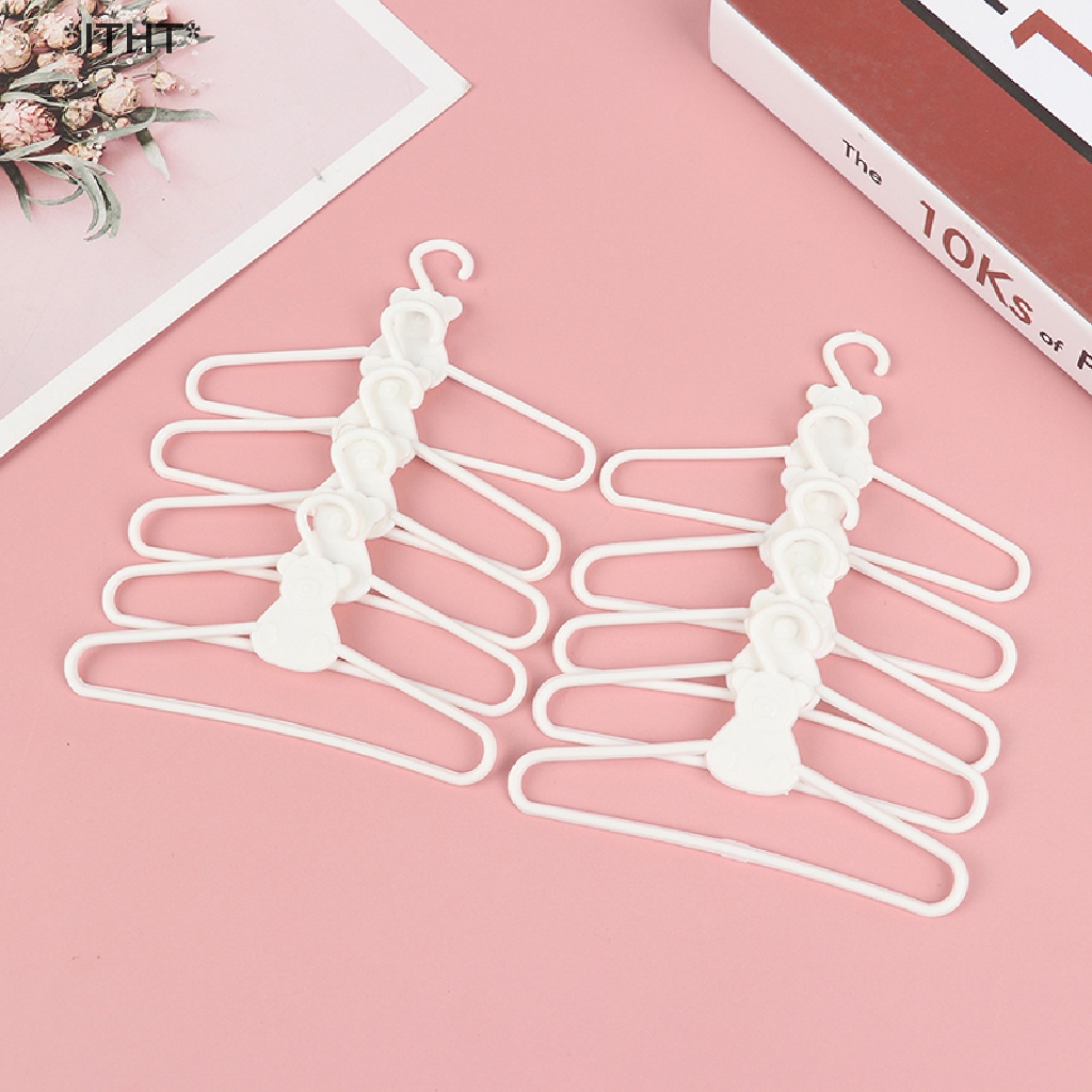 Bộ 10 Móc Nhựa mini Treo Quần Áo Búp Bê