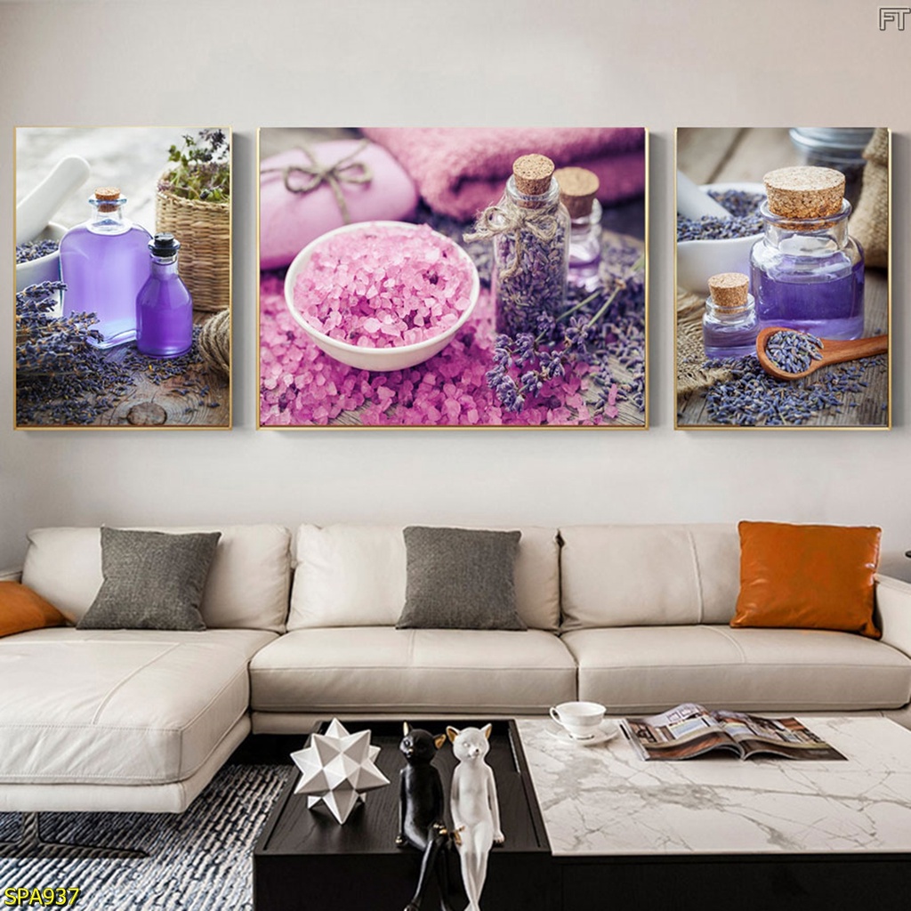 Tranh Treo Spa/ Nail/ Mi/ PHun Săm Thẩm Mỹ/ xông hơi/ Tẩm Quất/Tắm Trắng Trang Trí Phòng Tắm Bóng Cao Cấp