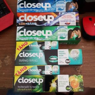 Kem đánh răng Close up 180g đủ loại
