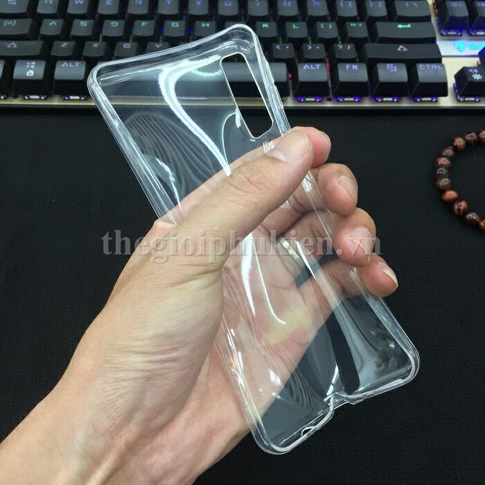Ốp Silicon Samsung A7 2018 Trong suốt (hàng cao cấp_chống ố  | BigBuy360 - bigbuy360.vn