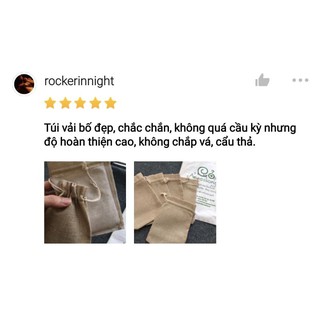 Túi vải canvas (vải bố) KT 12x16.5cm