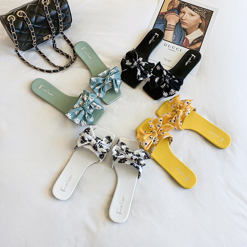 Xăng đan Có Quai Đính Nơ Dễ Thương Hàng Mới Dành Cho Nữ ISS558