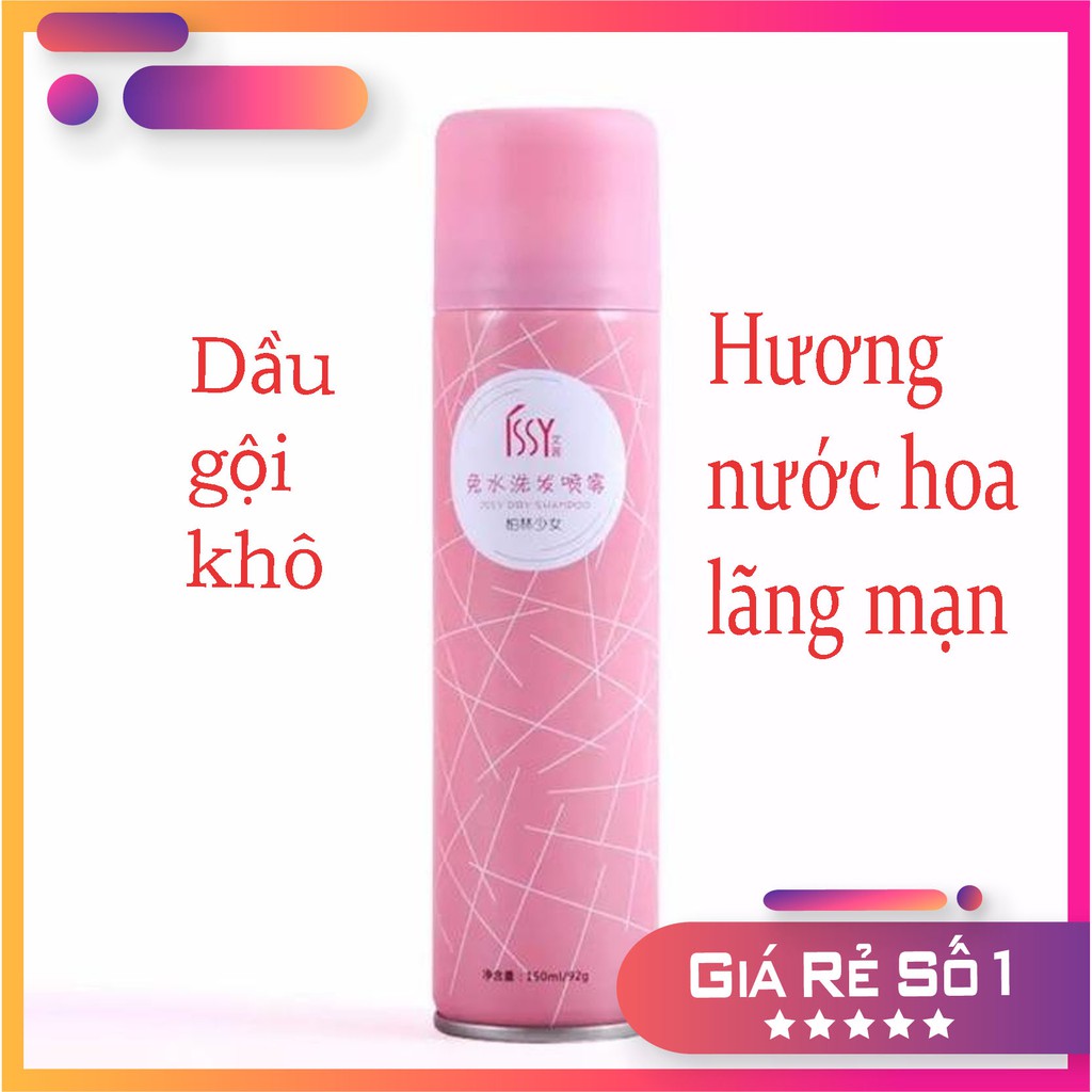 Dầu Gội Khô Hương Nước Hoa Lãng Mạn 150ml Nội Địa Trung Mang Lại Mái Tóc Bồng Bềnh