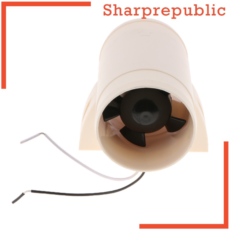 [SHARPREPUBLIC] 3 Inch 12V In Line Boat Bilge Blower Cool Fan Marine Cabin Ventilation | BigBuy360 - bigbuy360.vn