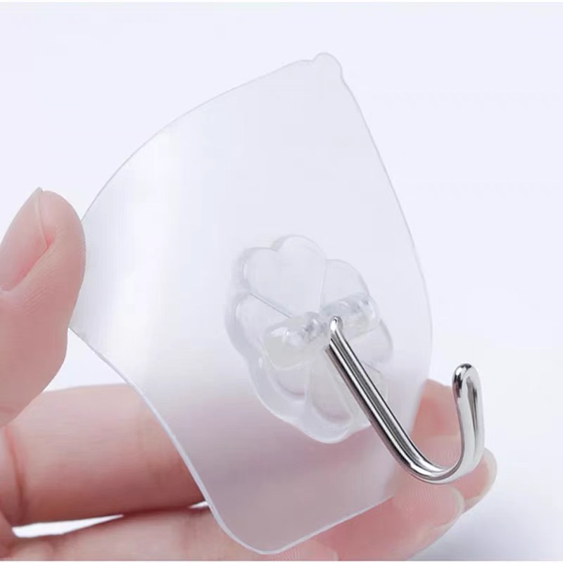 Móc Dán Tường Treo Đồ Trong Suốt, Móc Dính Cường Lực Siêu Dính Đa Năng, Phụ Kiện Trang Trí Sinh Nhật, Tiệc Tùng...