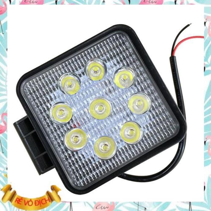 (Giá sỉ)  Đèn Trợ Sáng 9 Bóng Led Vuông  - M103