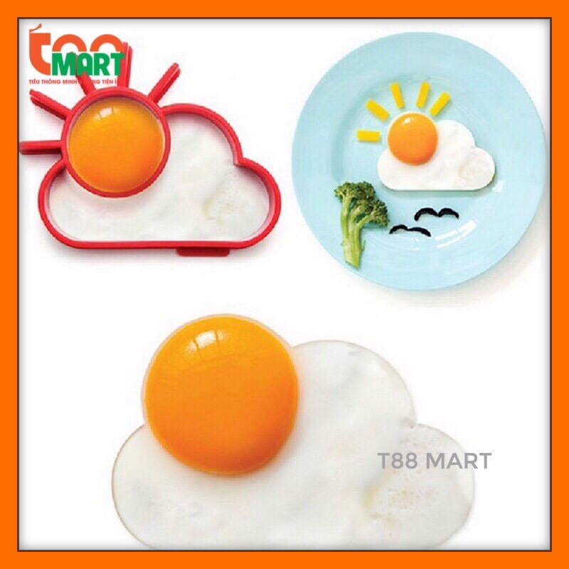 Khuôn nấu ăn tạo hình trứng hình đám mây ông mặt trời đáng yêu cho bé bữa ăn ngon miệng