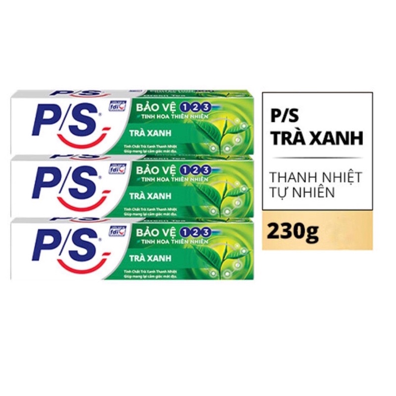 Kem đánh răng P/S Thiên nhiên Trà Xanh giúp thanh nhiệt tự nhiên 240g