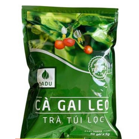 Trà cà gai leo túi lọc SADU 250g, thanh lọc cơ thể - tăng cường thải độc gan. Bịch 250gr