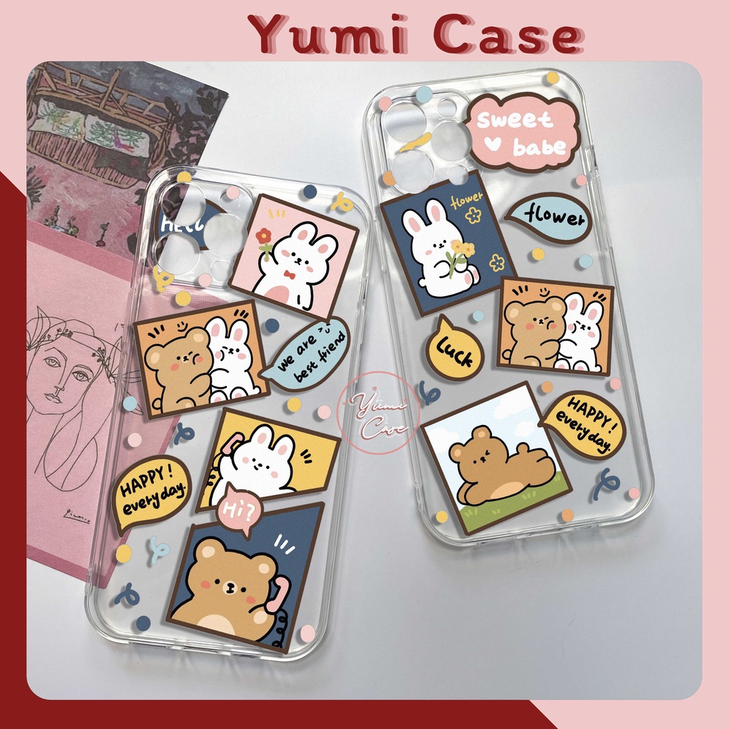Ốp lưng điện thoại cho Samsung Note 10/ Note 10 Plus/ Note 20/ Note 20 THỎ 1-2 Yumi Case
