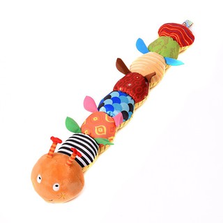 Music caterpillar height ruler Baby puzzle baby toy Built-in music rattle Educat