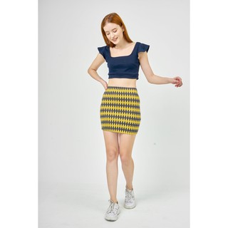 Áo Croptop cổ U cột dây dáng xinh