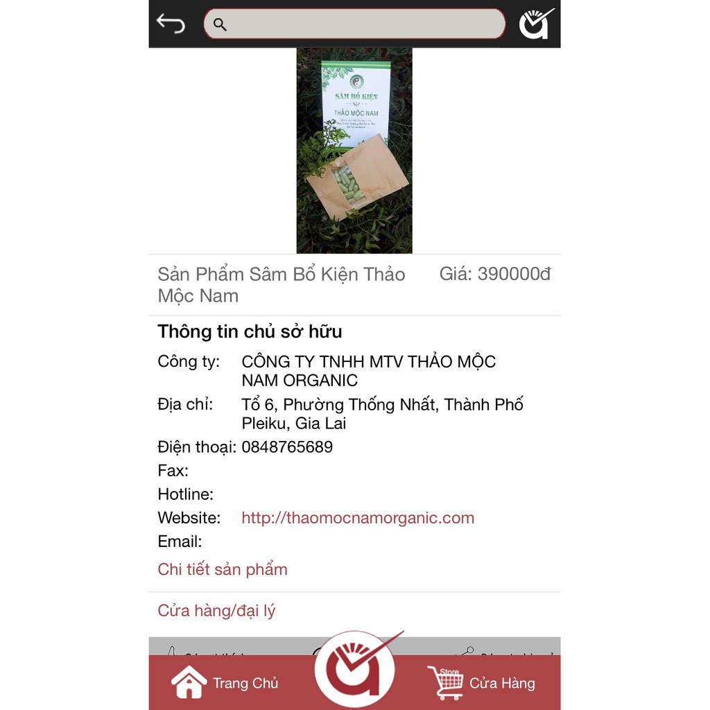 [HÀNG CHÍNH HÃNG] Tăng cân Sâm Bổ Kiện (THẢO MỘC NAM ORGANIC) | BigBuy360 - bigbuy360.vn