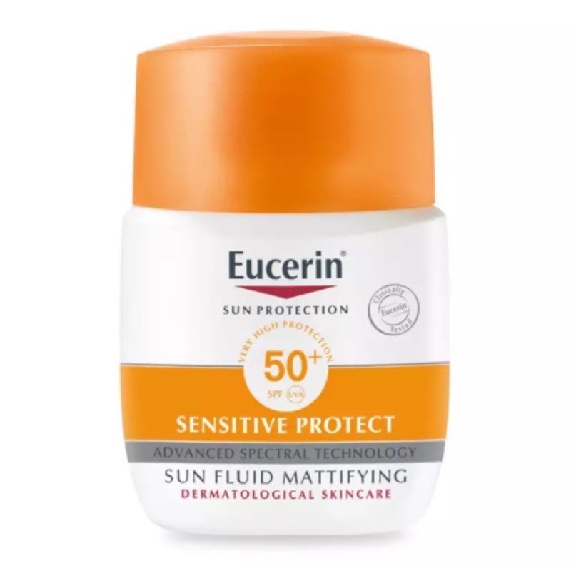 Kem Chống Nắng Eucerin Sun Protection Sun Mattifying Fluid Sensitive SPF50+ 50ml