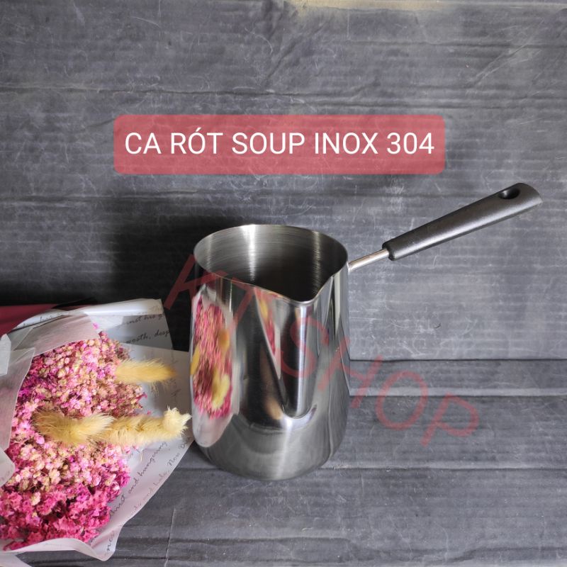 Ca rót inox 304 có tay cầm