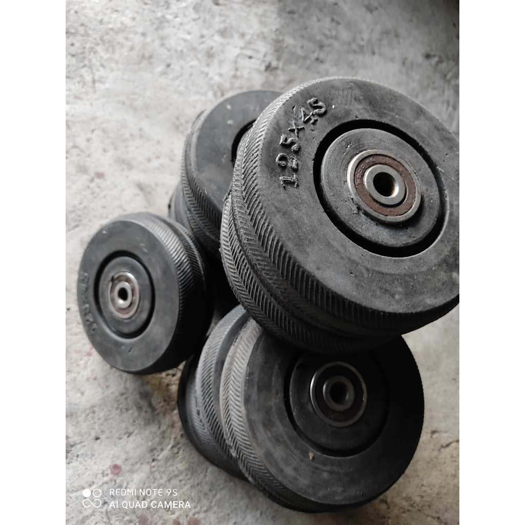 Bánh xe cao su 125mm  Bánh xe cao su đặc BCS125 Bánh xe cao su  Bánh xe chở hàng