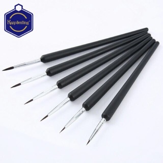 Bộ 6 cọ vẽ móng Keep Smilling- cọ vẽ đầu nhọn vẽ nét siêu nhỏ