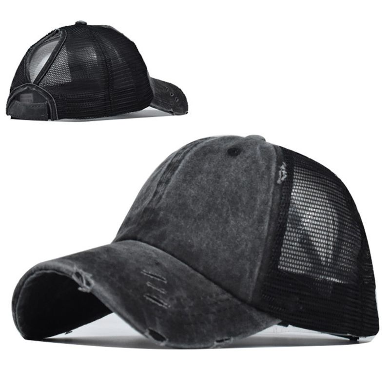 Mũ Lưỡi Trai Phối Lưới Thời Trang Cho Nữ